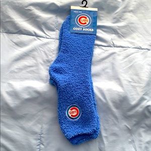 Cubs plush socks